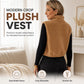 ⌛Limited-Time Offer-Women's Stand Collar Zip-Up Warm Vest
