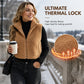 ⌛Limited-Time Offer-Women's Stand Collar Zip-Up Warm Vest