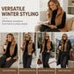 ⌛Limited-Time Offer-Women's Stand Collar Zip-Up Warm Vest
