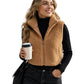 ⌛Limited-Time Offer-Women's Stand Collar Zip-Up Warm Vest