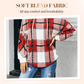 ✨👚Women's Plaid Hooded Long Sleeve Drawstring V Neck Shirts