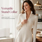 ⌛Limited-Time Offer-Women’s Ribbed Knit Slim Fit Half-Zip Dress