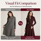 ⌛Limited-Time Offer-Women’s Ribbed Knit Slim Fit Half-Zip Dress
