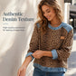 🐆 Women's Casual Crewneck Leopard Print Sweatshirt – Casual, Cosy & Effortlessly Stylish