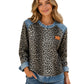 🐆 Women's Casual Crewneck Leopard Print Sweatshirt – Casual, Cosy & Effortlessly Stylish
