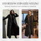 Hot Sale 50% OFF💖Women’s Vintage Fuzzy-Lined Long Coat With Hood
