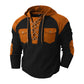 ✨Men's Casual Waffle Knit Hooded Sweatshirt