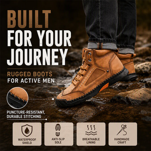 Hot Sale 50% OFF💖Men's Vintage Durable PU Leather Boots