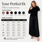 Hot Sale 50% OFF💖Women's Round Neck Pleated Maxi Dress
