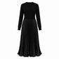 Hot Sale 50% OFF💖Women's Round Neck Pleated Maxi Dress