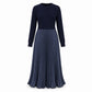 Hot Sale 50% OFF💖Women's Round Neck Pleated Maxi Dress