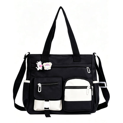 ✨ Everyday Convenience | Large-Capacity Multi-Pocket Canvas Tote Bag
