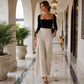 Hot Sale 50% OFF💖Women's High-Waist Pleated Wide-Leg Pants