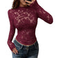 🌸Hot Sale 50% OFF💖Women's Elegant Long-Sleeve Lace Shirt