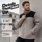 Men's Casual Color-Block Thermal Jacket