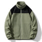 Men's Casual Color-Block Thermal Jacket