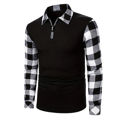 🏆 Bestseller 👔 Men's Casual Long Sleeve Half-Zip Shirt