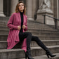 🧶Women's Casual Draped Open Front Cardigan – Cosy, Flattering & Effortlessly Chic