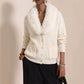 ☁️ Cozy Elegance | Women's Furry-Collar Knit Cardigan