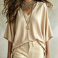 Hot Sale 50% OFF💖Women's Effortless Draped V-Neck Blouse
