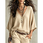 Hot Sale 50% OFF💖Women's Effortless Draped V-Neck Blouse