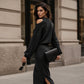 Hot Sale 50% OFF💖Women's Slanted Shoulder Sweatshirt & Sleeveless Dress Set
