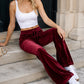 ✨ Retro Meets Comfort | Women’s Velvet Drawstring Flare Pants✨𝘉𝘶𝘺 𝘢𝘯𝘺 2 𝘢𝘯𝘥 𝘨𝘦𝘵 𝘢𝘯 𝘦𝘹𝘵𝘳𝘢 8% 𝘥𝘪𝘴𝘤𝘰𝘶𝘯𝘵