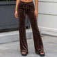 ✨ Retro Meets Comfort | Women’s Velvet Drawstring Flare Pants✨𝘉𝘶𝘺 𝘢𝘯𝘺 2 𝘢𝘯𝘥 𝘨𝘦𝘵 𝘢𝘯 𝘦𝘹𝘵𝘳𝘢 8% 𝘥𝘪𝘴𝘤𝘰𝘶𝘯𝘵