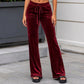✨ Retro Meets Comfort | Women’s Velvet Drawstring Flare Pants✨𝘉𝘶𝘺 𝘢𝘯𝘺 2 𝘢𝘯𝘥 𝘨𝘦𝘵 𝘢𝘯 𝘦𝘹𝘵𝘳𝘢 8% 𝘥𝘪𝘴𝘤𝘰𝘶𝘯𝘵