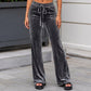 ✨ Retro Meets Comfort | Women’s Velvet Drawstring Flare Pants✨𝘉𝘶𝘺 𝘢𝘯𝘺 2 𝘢𝘯𝘥 𝘨𝘦𝘵 𝘢𝘯 𝘦𝘹𝘵𝘳𝘢 8% 𝘥𝘪𝘴𝘤𝘰𝘶𝘯𝘵