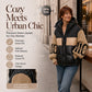 🧥 Patchwork Style, Cozy Coverage | Women's Hooded Puffer Jacket ⚡ Free Shipping
