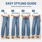 ✨Women's Casual Relaxed Fit Wide Leg Denim Pants✨