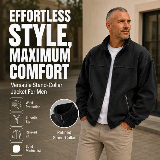 50% OFF NOW!  Men's Casual Stand Collar Warm Jacket