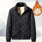 Men's Quilted Winter Jacket with Faux Fleece Lining ✨