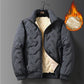Men's Quilted Winter Jacket with Faux Fleece Lining ✨