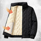 Men's Quilted Winter Jacket with Faux Fleece Lining ✨