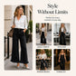⌛Limited-Time Offer-Women's Chic Ruffled Hem Straight Leg Jeans
