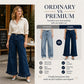 ⌛Limited-Time Offer-Women's Chic Ruffled Hem Straight Leg Jeans