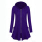 🧥 Easy Coverage, Everyday Comfort | Women's Mid-Length Zip-Up Hooded Jacket