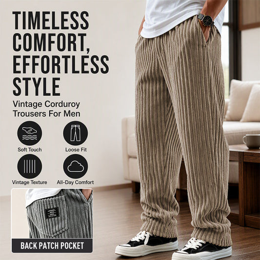 Hot Sale 50% OFF💖Men's Retro Striped Corduroy Pants