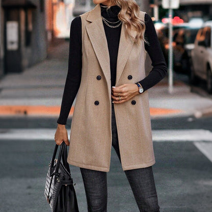 Hot Sale 50% OFF💖Women's Double-Breasted Blazer Vest
