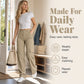 👖 More Pockets, Easy Movement | Women's High-Waist Straight-Leg Cargo Pants