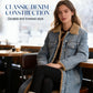 ❄️ Premium Denim Warmth | Women's Warm-Lined Long Denim Coat ⚡ Free Shipping