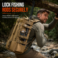 ⌛Limited-Time Offer-Men's Outdoor Fishing Backpack Large Capacity Multi-functional Travel Bag with Rod Holder Lure Tackle Bag