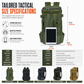 ⌛Limited-Time Offer-Men's Outdoor Fishing Backpack Large Capacity Multi-functional Travel Bag with Rod Holder Lure Tackle Bag