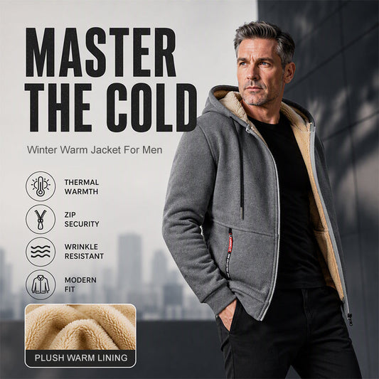 ❄️ Built for Cold Days | Men's Warm Hooded Winter Jacket ⚡