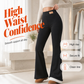 ❄️ Warmth Without the Bulk | Women's Plush-Lined High-Waist Flare Leggings