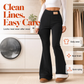 ❄️ Warmth Without the Bulk | Women's Plush-Lined High-Waist Flare Leggings