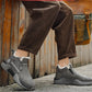 👟 Zip On & Go | Men's Warm PU Leather Casual Sneakers ⚡ Free Shipping
