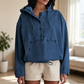Hot Sale 50% OFF💖Women's Casual Button Up Denim Hoodie